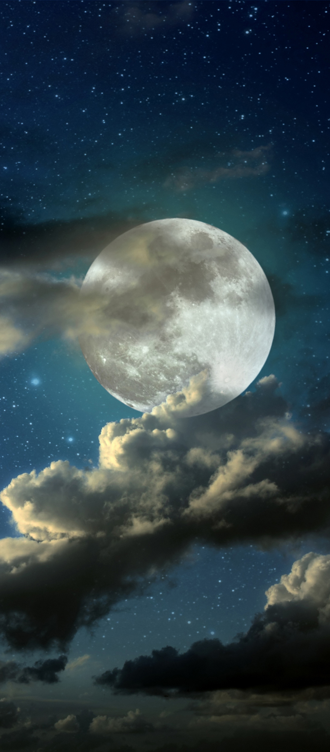 Download mobile wallpaper Moon, Earth for free.