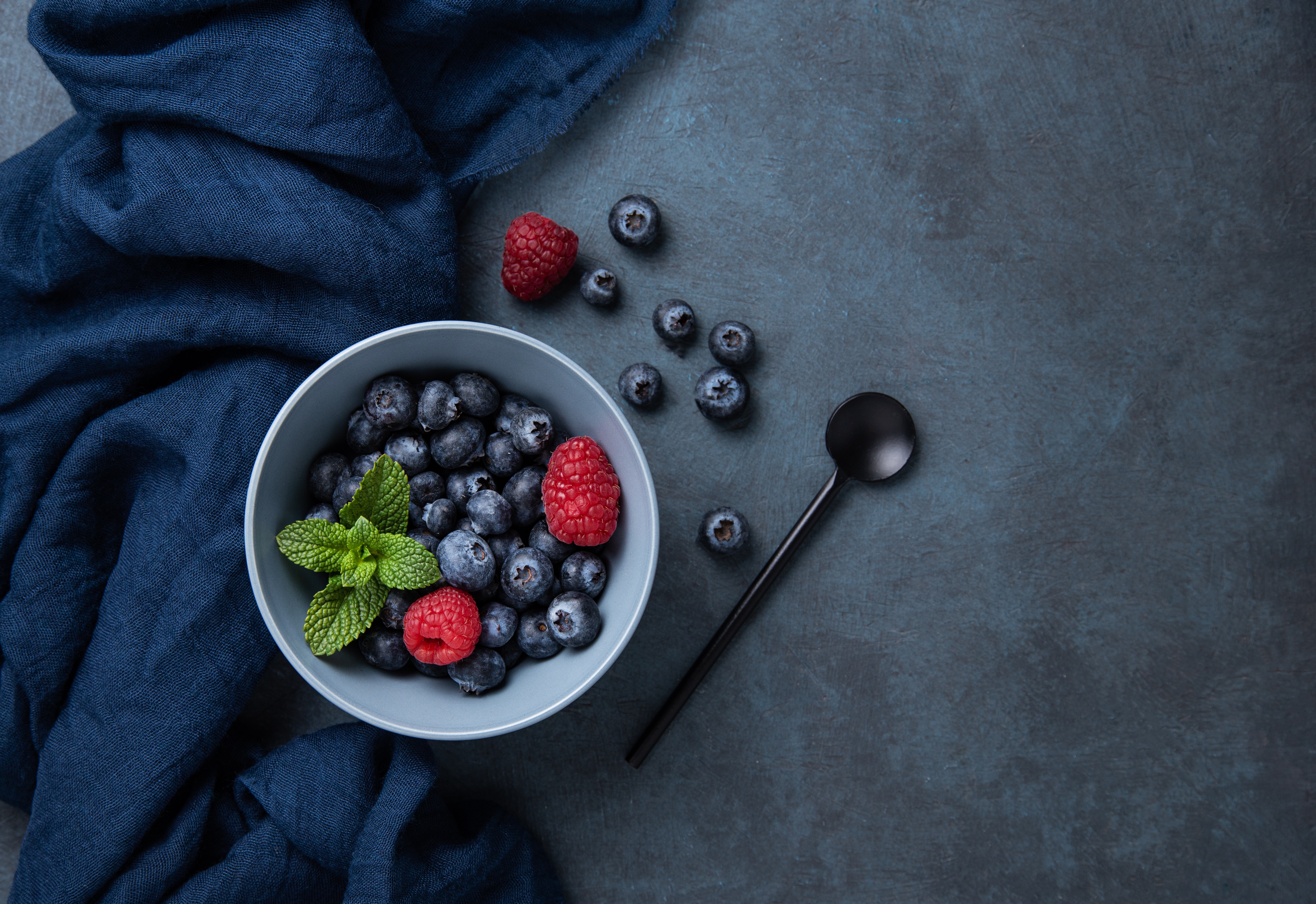 Download mobile wallpaper Food, Blueberry, Raspberry, Still Life, Berry, Fruit for free.