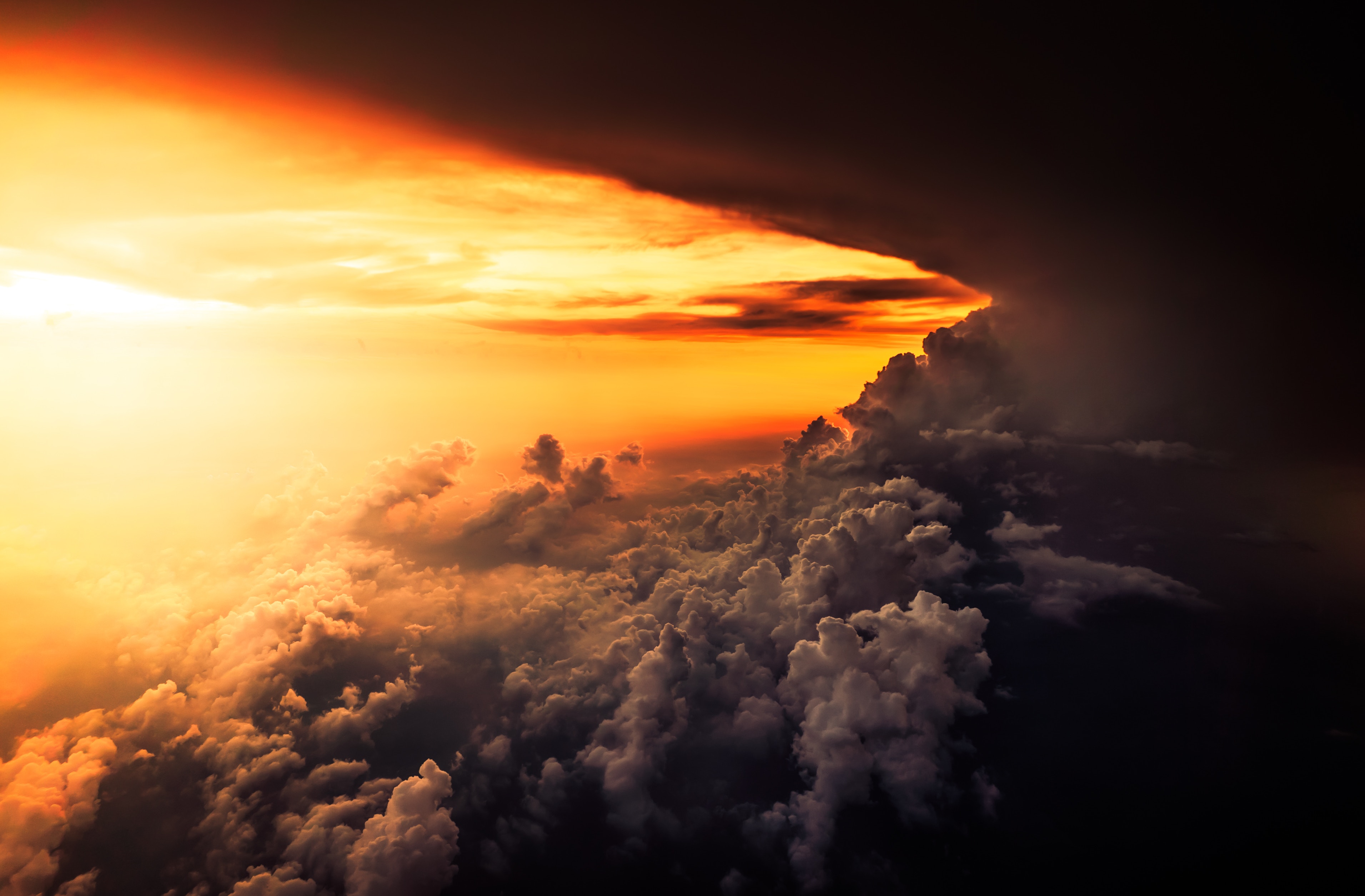 Descarga gratis la imagen Puesta Del Sol, Cielo, Poroso, Naturaleza, Nubes, Principalmente Nublado, Nublado en el escritorio de tu PC