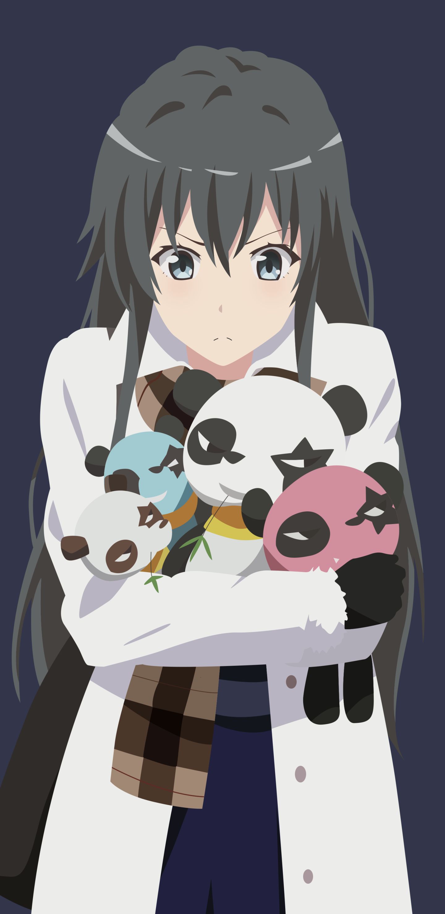 Handy-Wallpaper Animes, Yahari Ore No Seishun Rabukome Wa Machigatteiru, Yukino Yukinoshita kostenlos herunterladen.