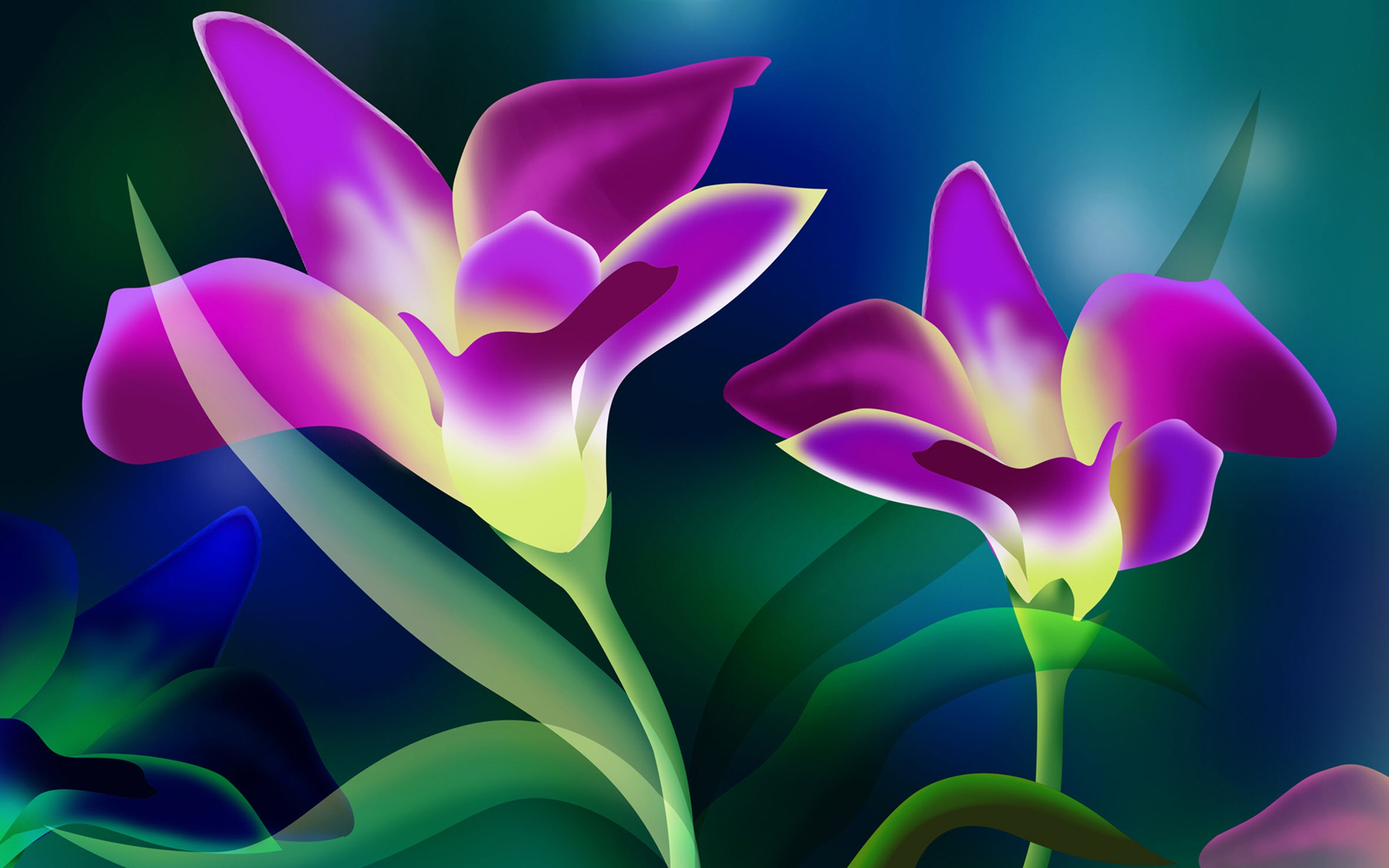 Download mobile wallpaper Flowers, Flower, Artistic, Purple Flower for free.