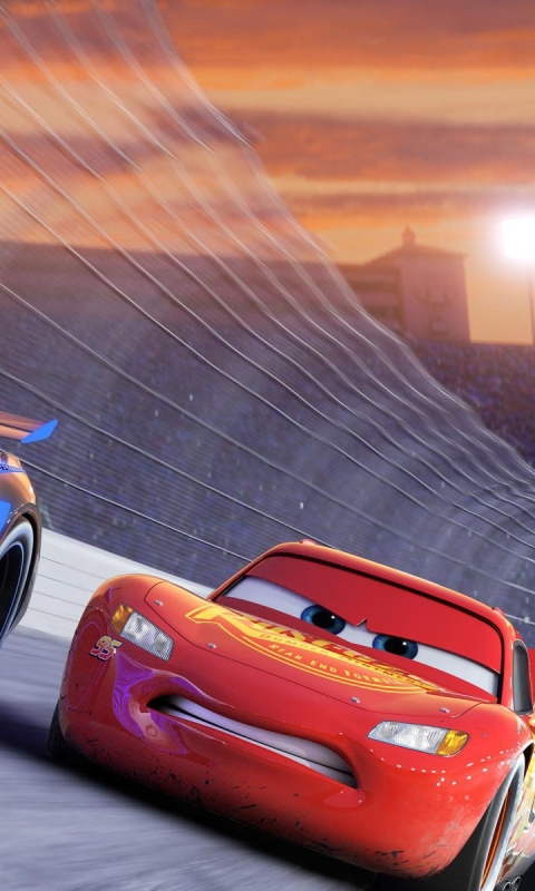 Descarga gratuita de fondo de pantalla para móvil de Películas, Pixar, Disney, Rayo Mcqueen, Jackson Tormenta, Cars 3.