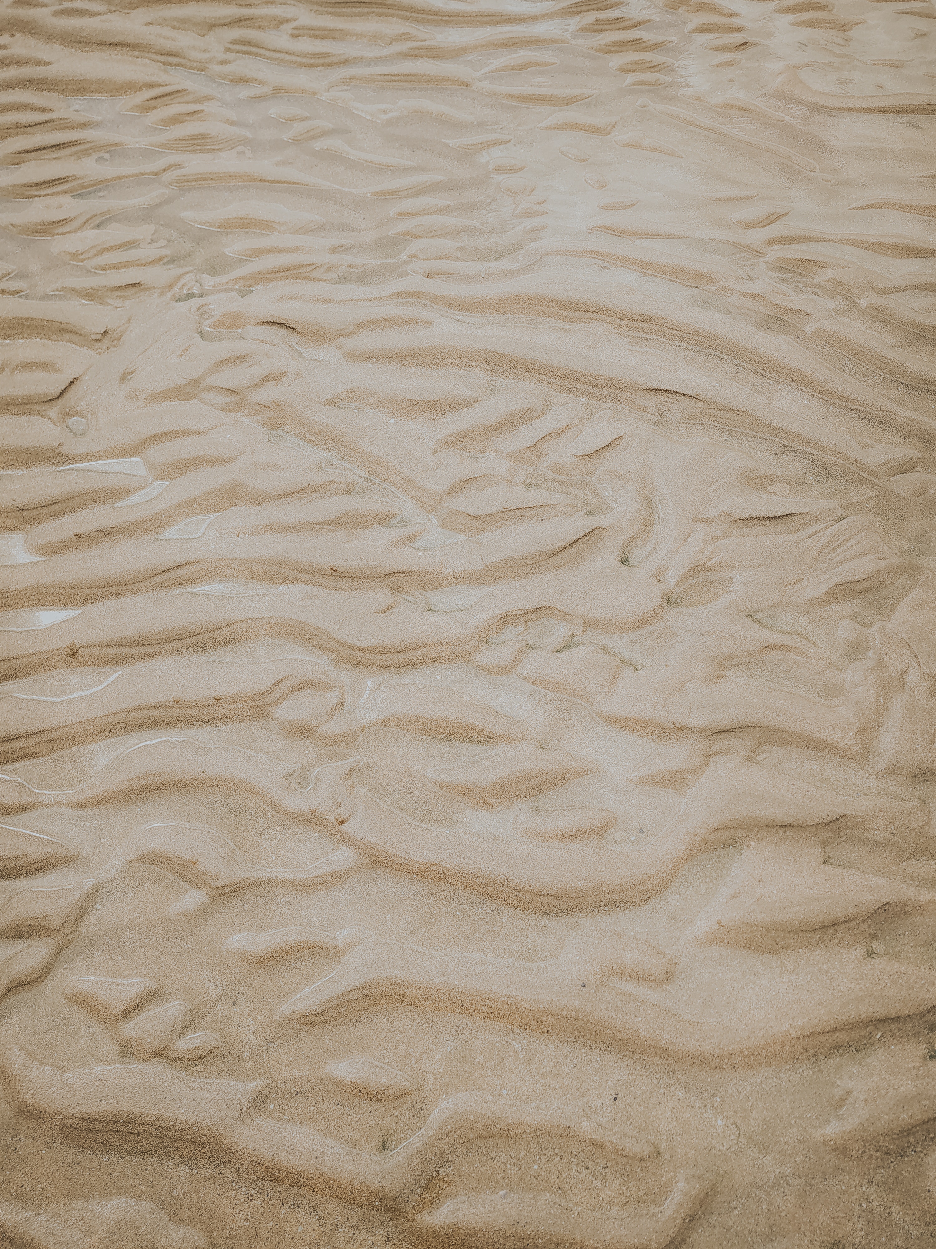 Скачать картинку Песок, Волнистый, Вода, Мокрый, Текстура, Текстуры в телефон бесплатно.