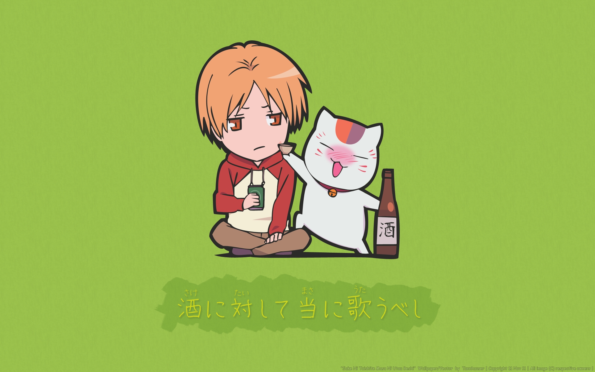 anime, natsume's book of friends, madara (natsume yuujinchou), natsume yuujinchou HD wallpaper