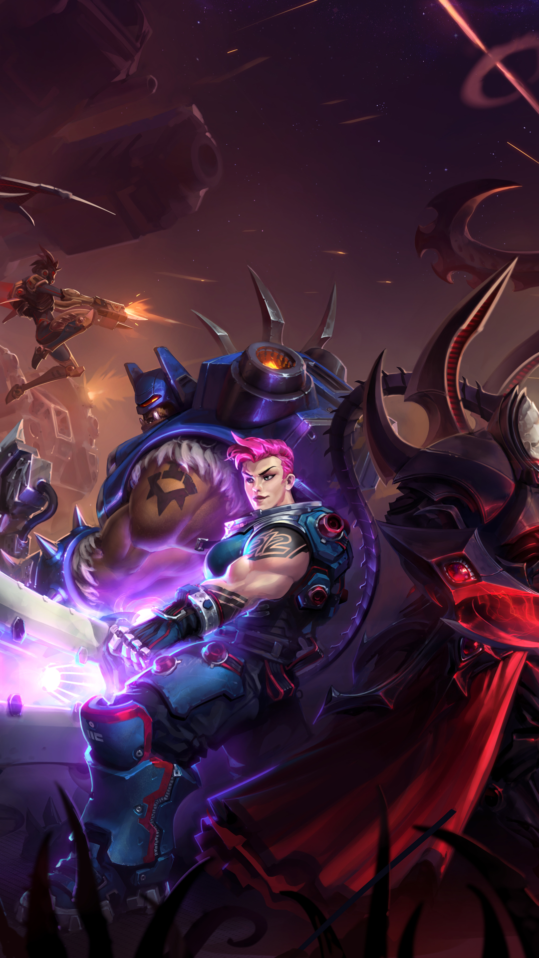 Download mobile wallpaper Video Game, Heroes Of The Storm, Zarya (Overwatch) for free.