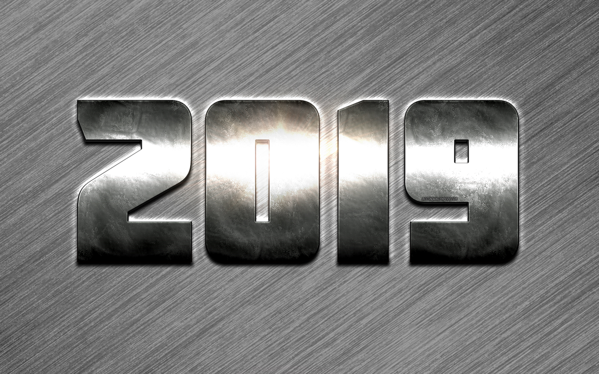 無料モバイル壁紙新年, ホリデー, 2019年新年をダウンロードします。