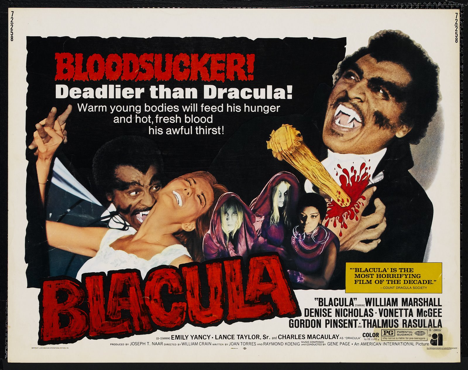 Download mobile wallpaper Halloween, Blood, Creepy, Evil, Spooky, Vampire, Movie, Horror, Scary, Blacula for free.
