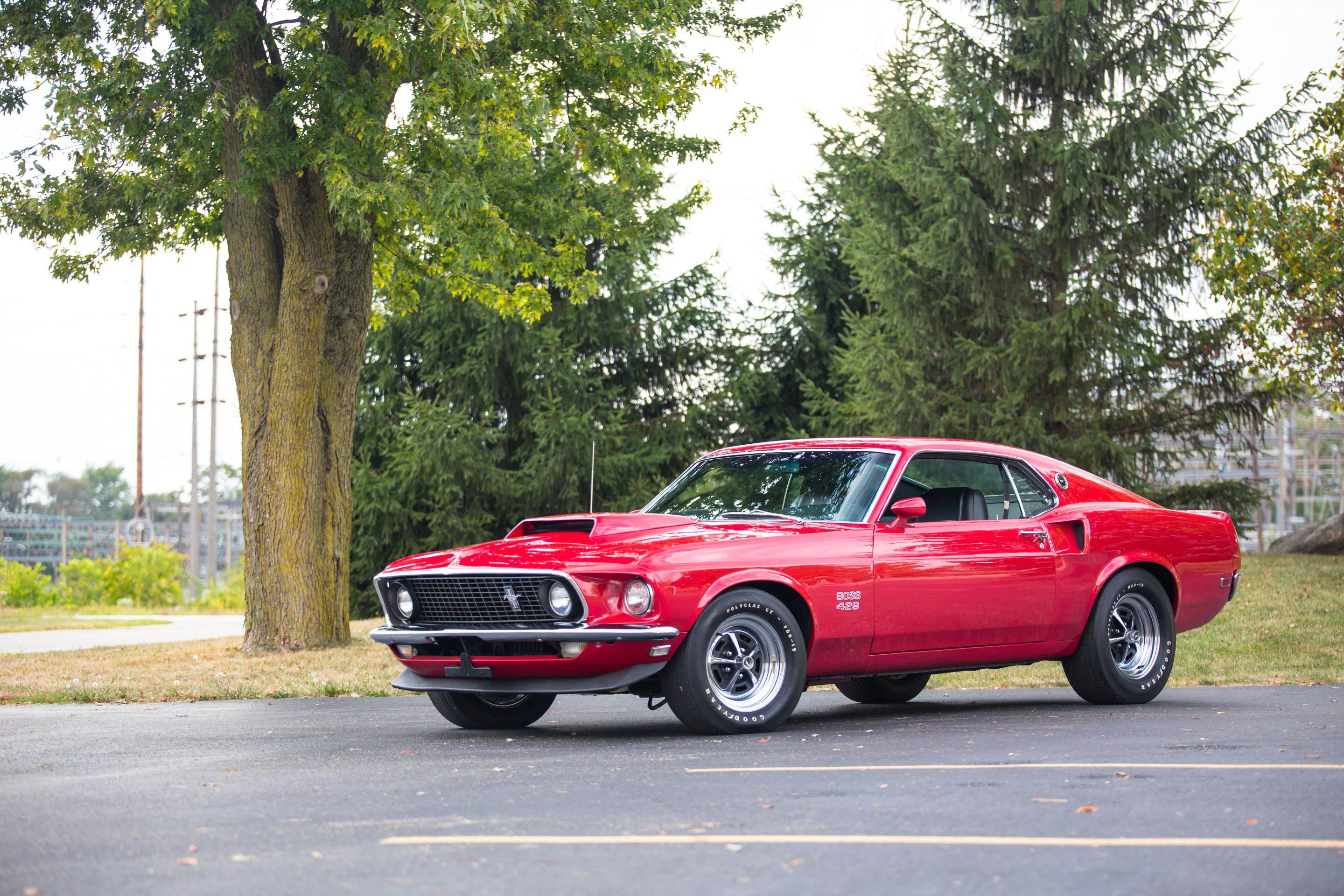 ford mustang boss 429, vehicles, car, fastback, muscle car, ford HD wallpaper