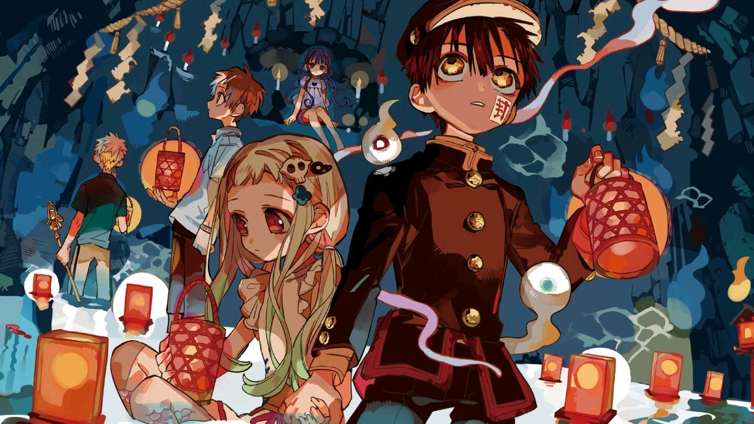HDデスクトップ 壁紙: 地縛少年花子くん, もっけ(地縛少年花子くん), 三葉宗介, 花子くん, やしろねね, 源光, アニメダウンロード ...