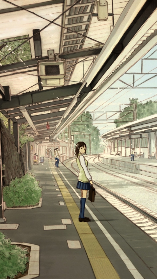 Handy-Wallpaper Bahnhof, Original, Animes kostenlos herunterladen.