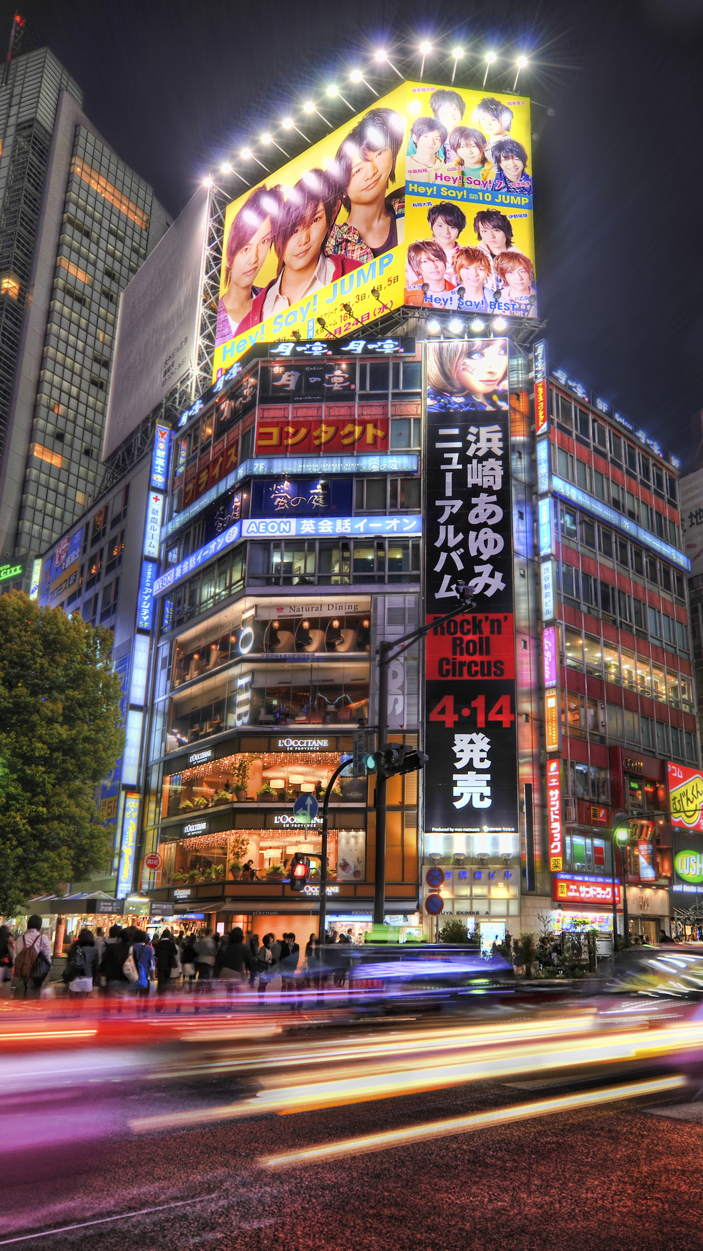 Free download wallpaper Cities, People, Night, City, Building, Light, Japan, Street, Tokyo, Man Made, Time Lapse, Billboards on your PC desktop