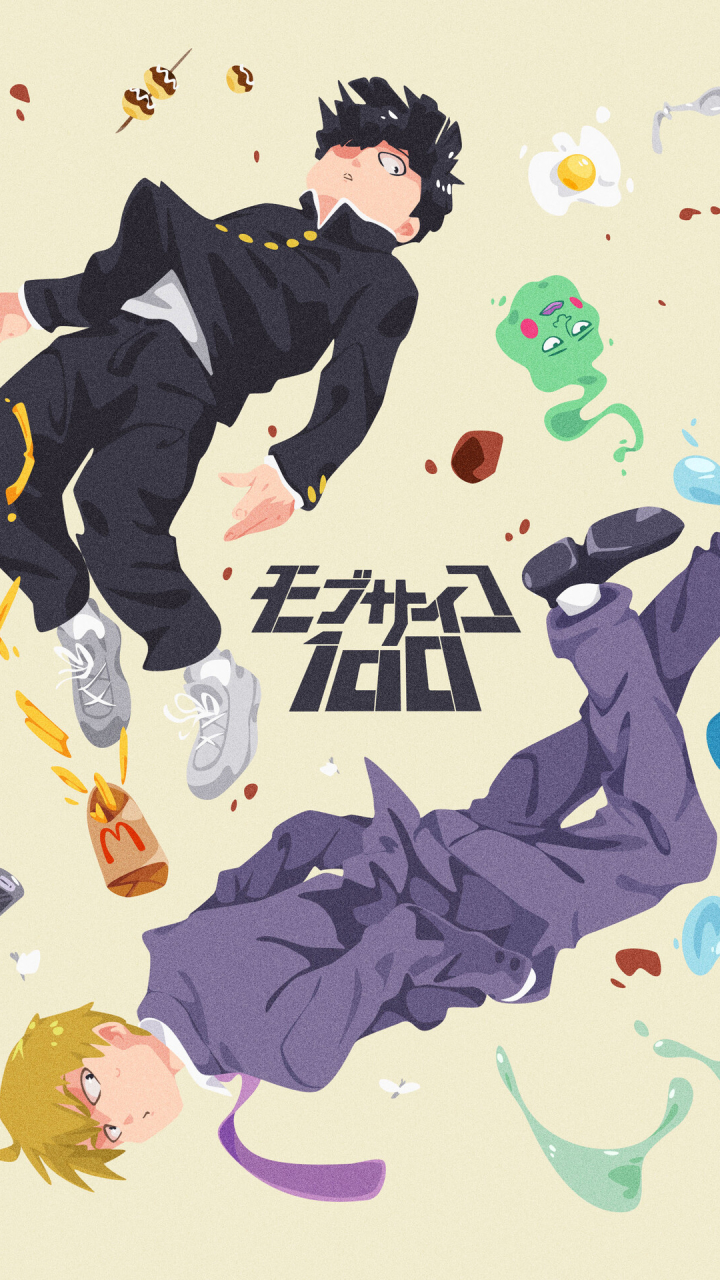 Handy-Wallpaper Animes, Arataka Reigen, Shigeo Kageyama, Mob Psycho 100 kostenlos herunterladen.