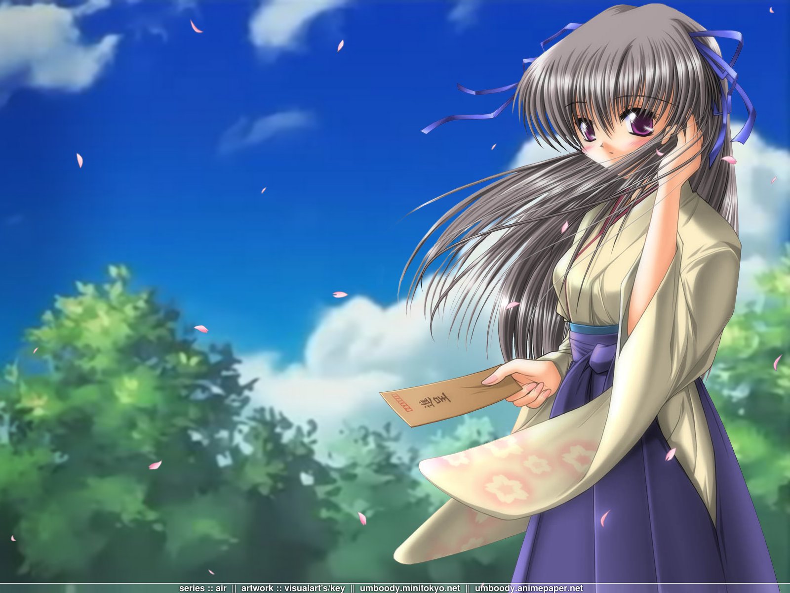 Free download wallpaper Anime, Air, Minagi Tohno on your PC desktop