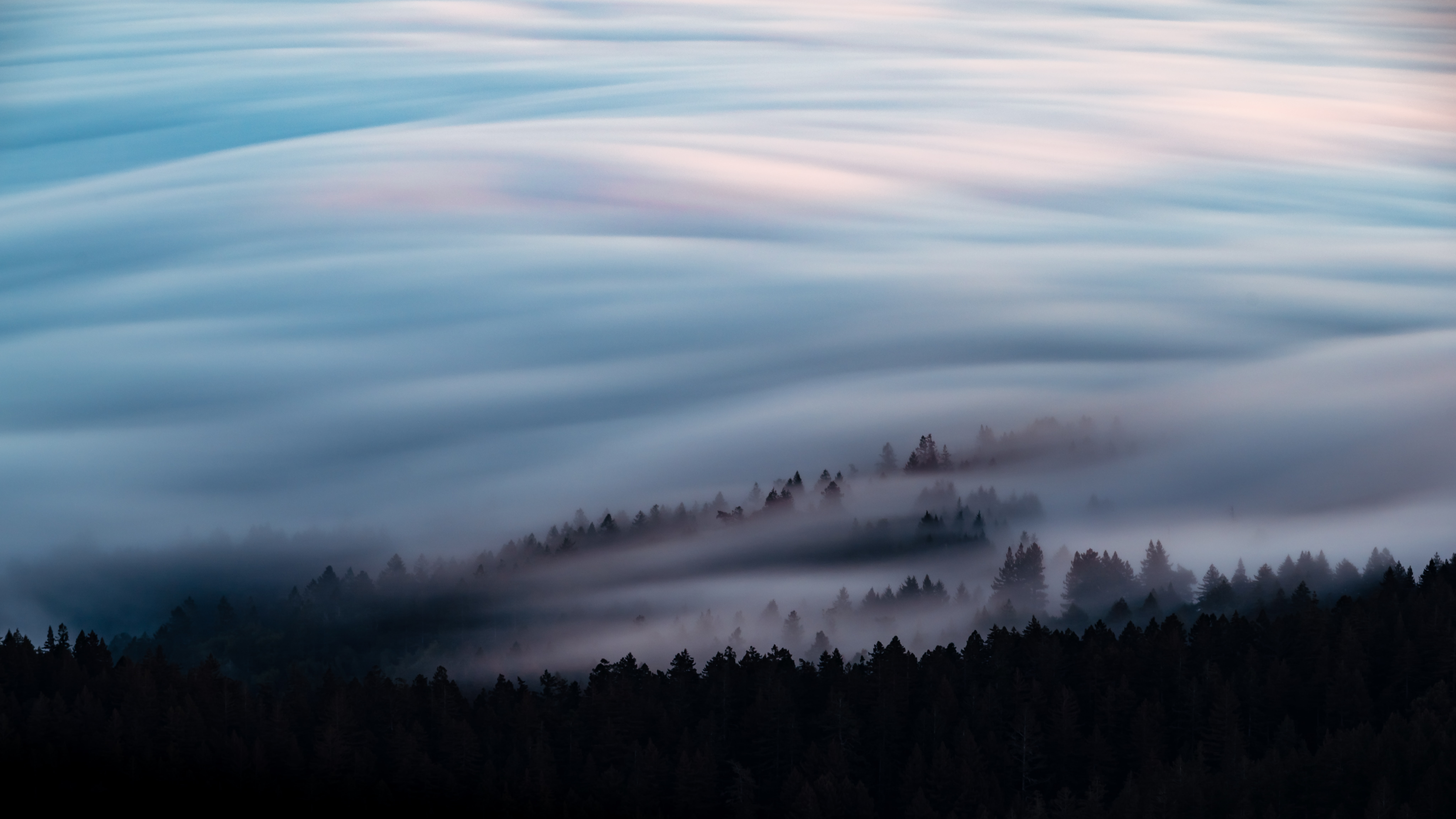 Download mobile wallpaper Fog, Earth, Sea Of Clouds for free.