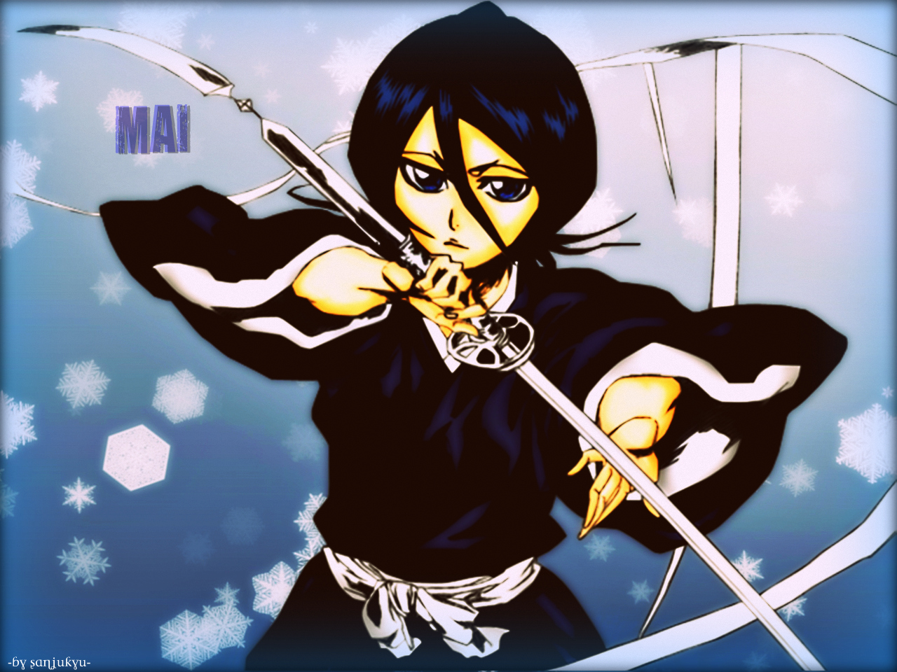 Download mobile wallpaper Rukia Kuchiki, Bleach, Anime for free.