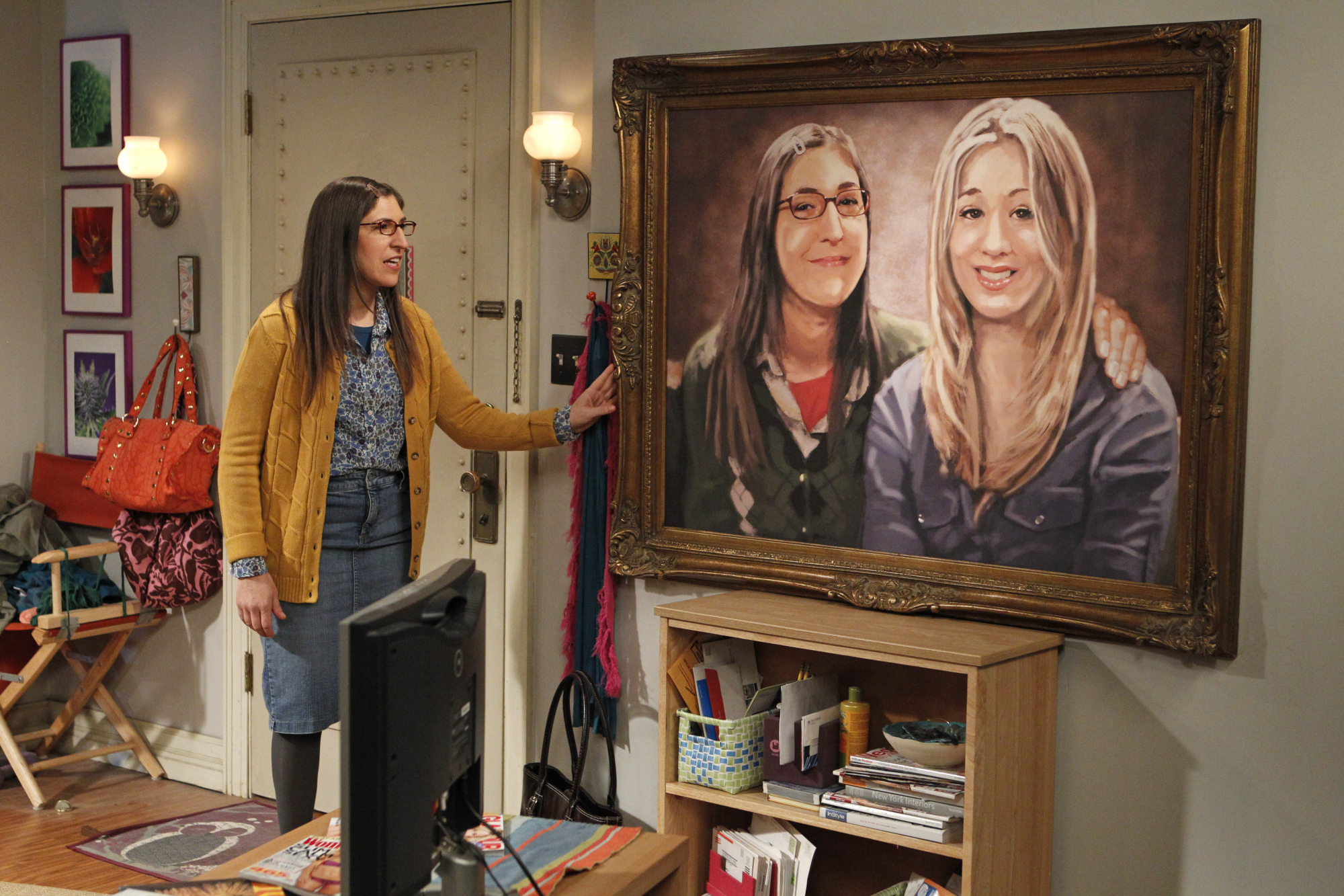 Laden Sie das Fernsehserien, Kaley Cuoco, Penny (The Big Bang Theory), The Big Bang Theory, Amy Farrahfowler, Maiim Bialik-Bild kostenlos auf Ihren PC-Desktop herunter