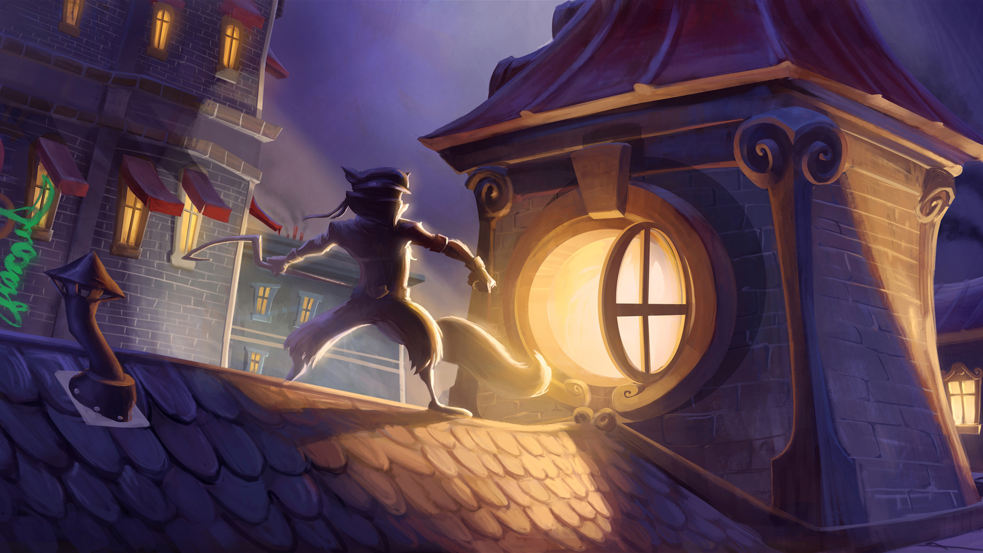 Desktop home screen Wallpaper  Sly Cooper: Thieves In Time