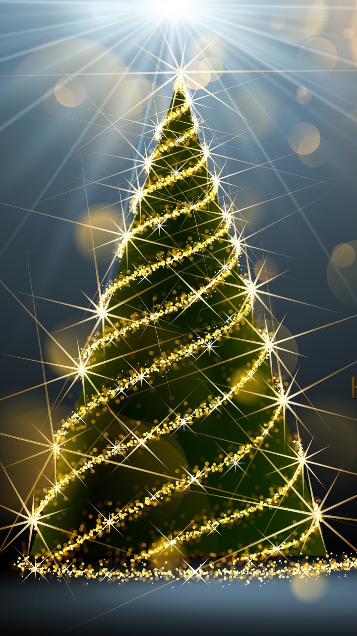 Download mobile wallpaper Christmas, Holiday, Christmas Tree, Christmas Lights for free.