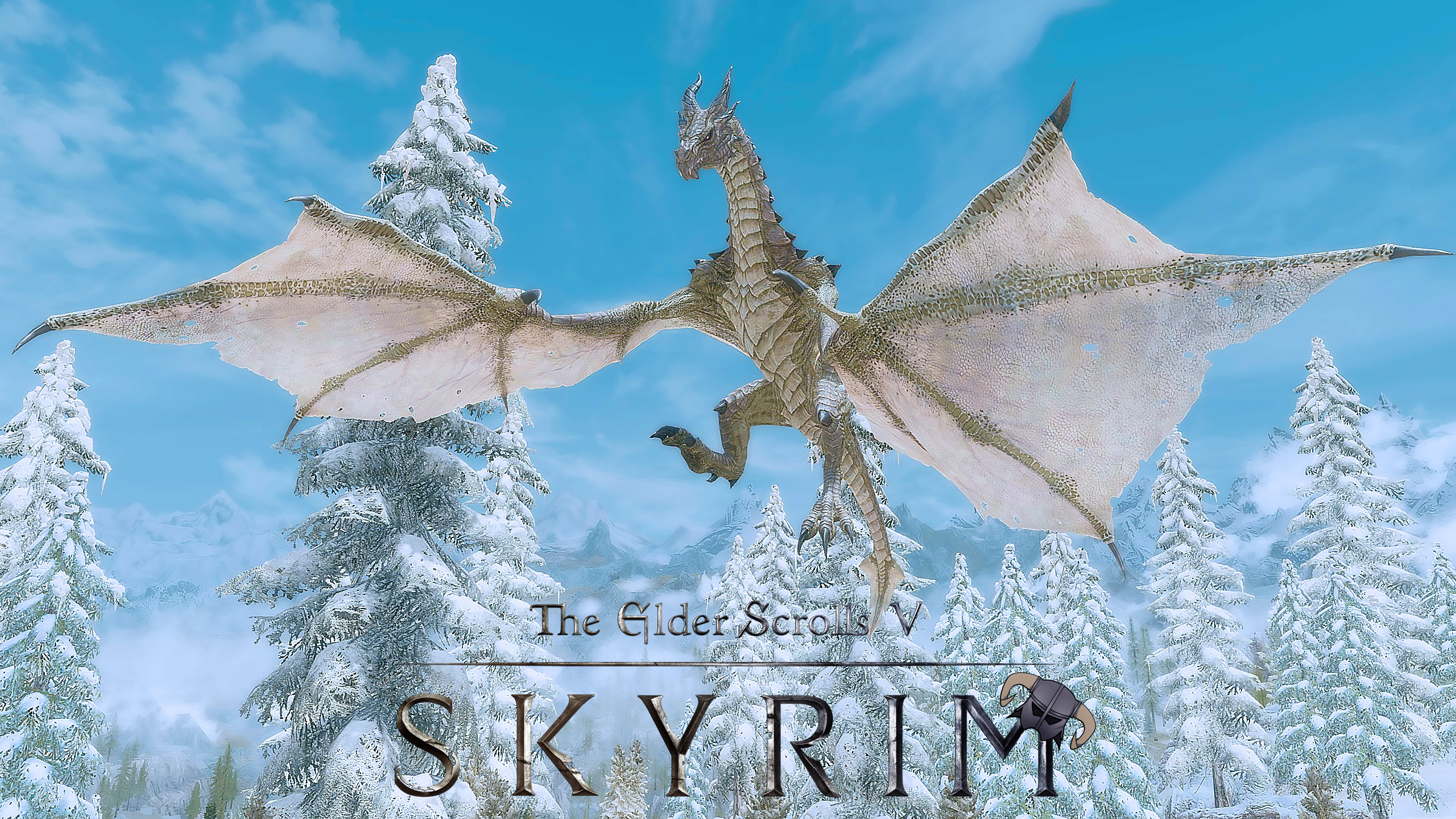 Baixar papel de parede para celular de The Elder Scrolls V: Skyrim, Skyrim, Os Pergaminhos Anciões, Dragão, Videogame gratuito.