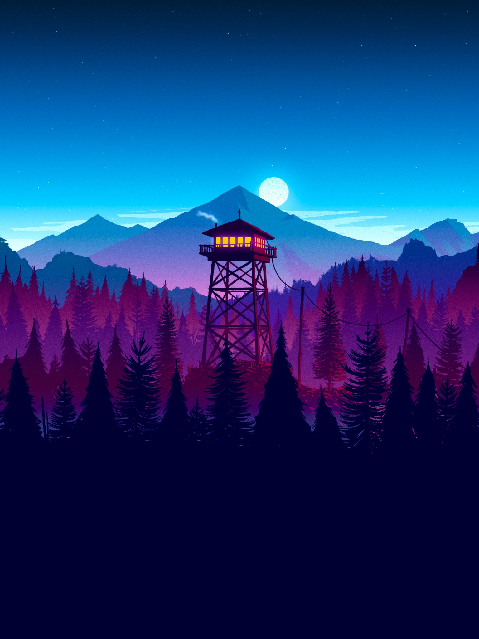 Téléchargez des papiers peints mobile Jeux Vidéo, Firewatch gratuitement.