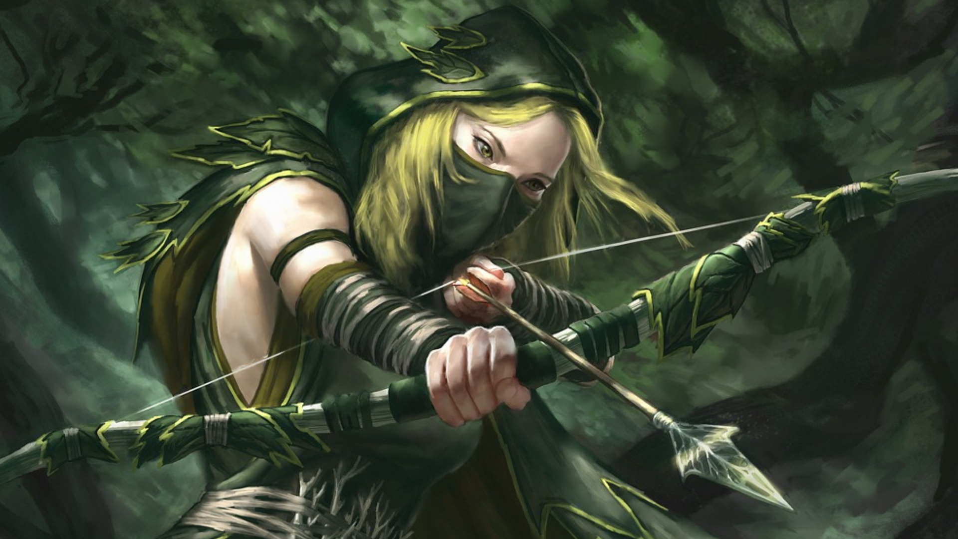 fantasy, archer, warrior