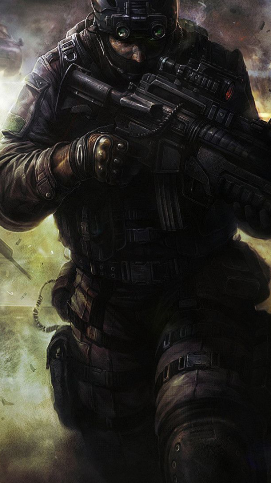 Download mobile wallpaper Sci Fi, Military, Swat for free.