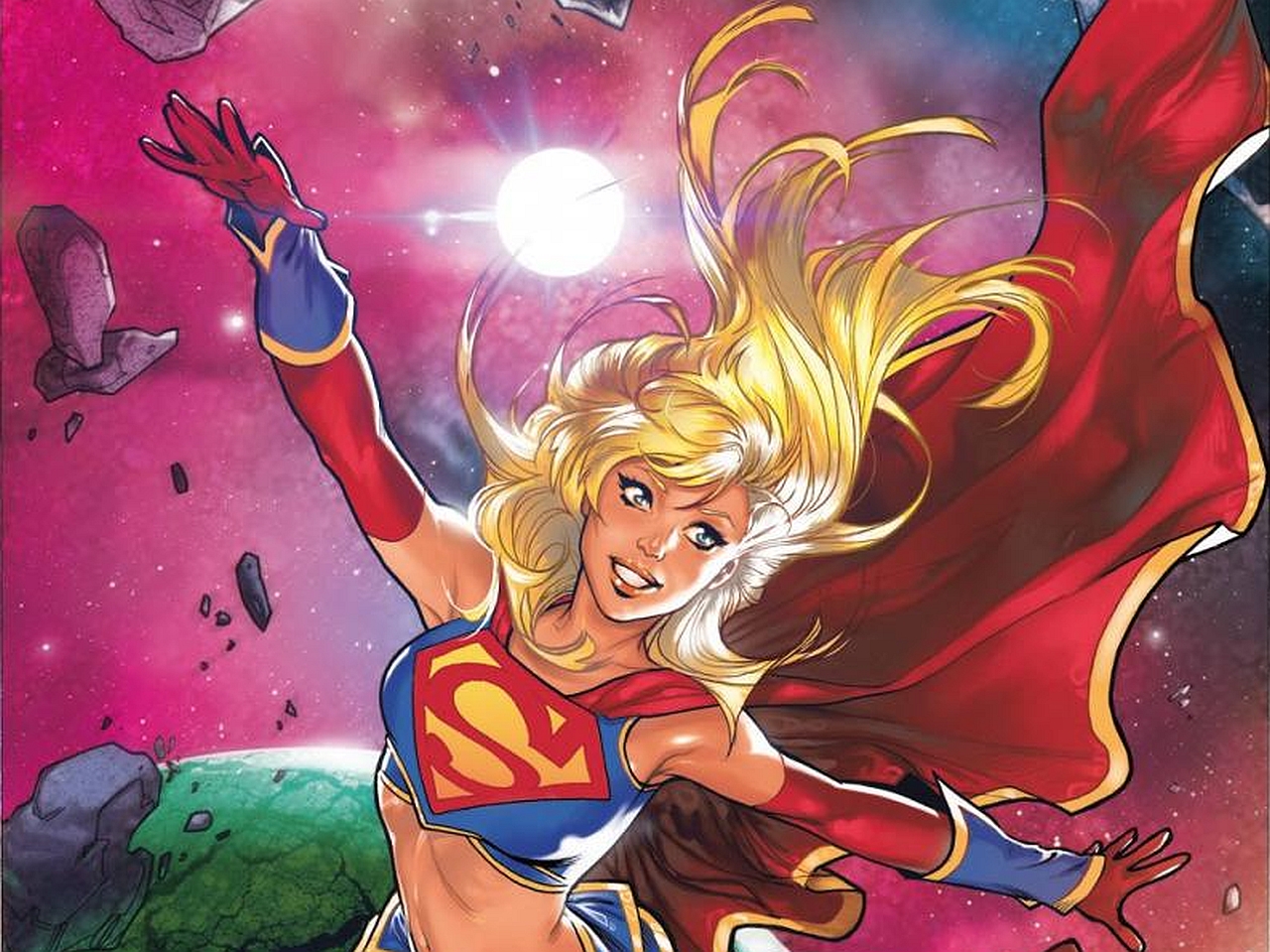 Baixar papel de parede para celular de Loiro, História Em Quadrinhos, Dc Comics, Supergirl gratuito.