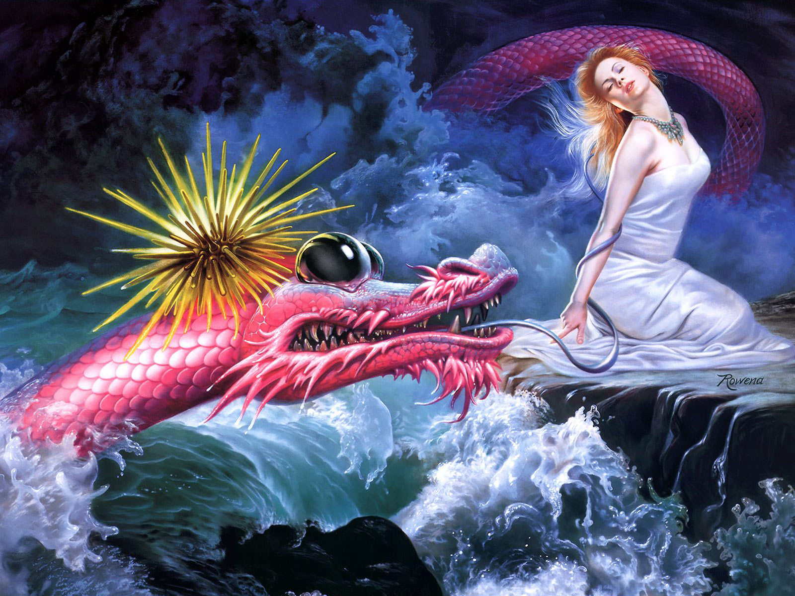 Free download wallpaper Fantasy, Dragon on your PC desktop