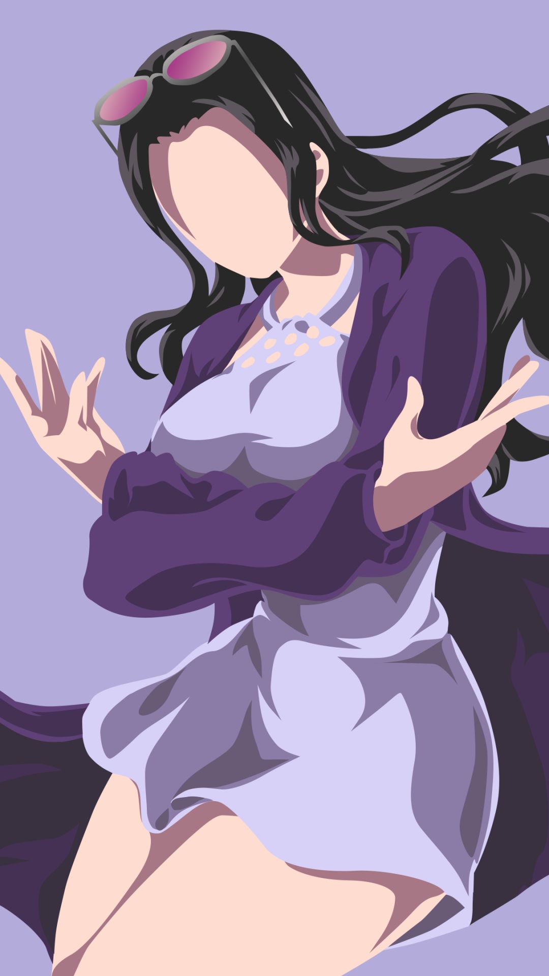 Handy-Wallpaper Minimalistisch, Animes, One Piece, Nico Robin kostenlos herunterladen.