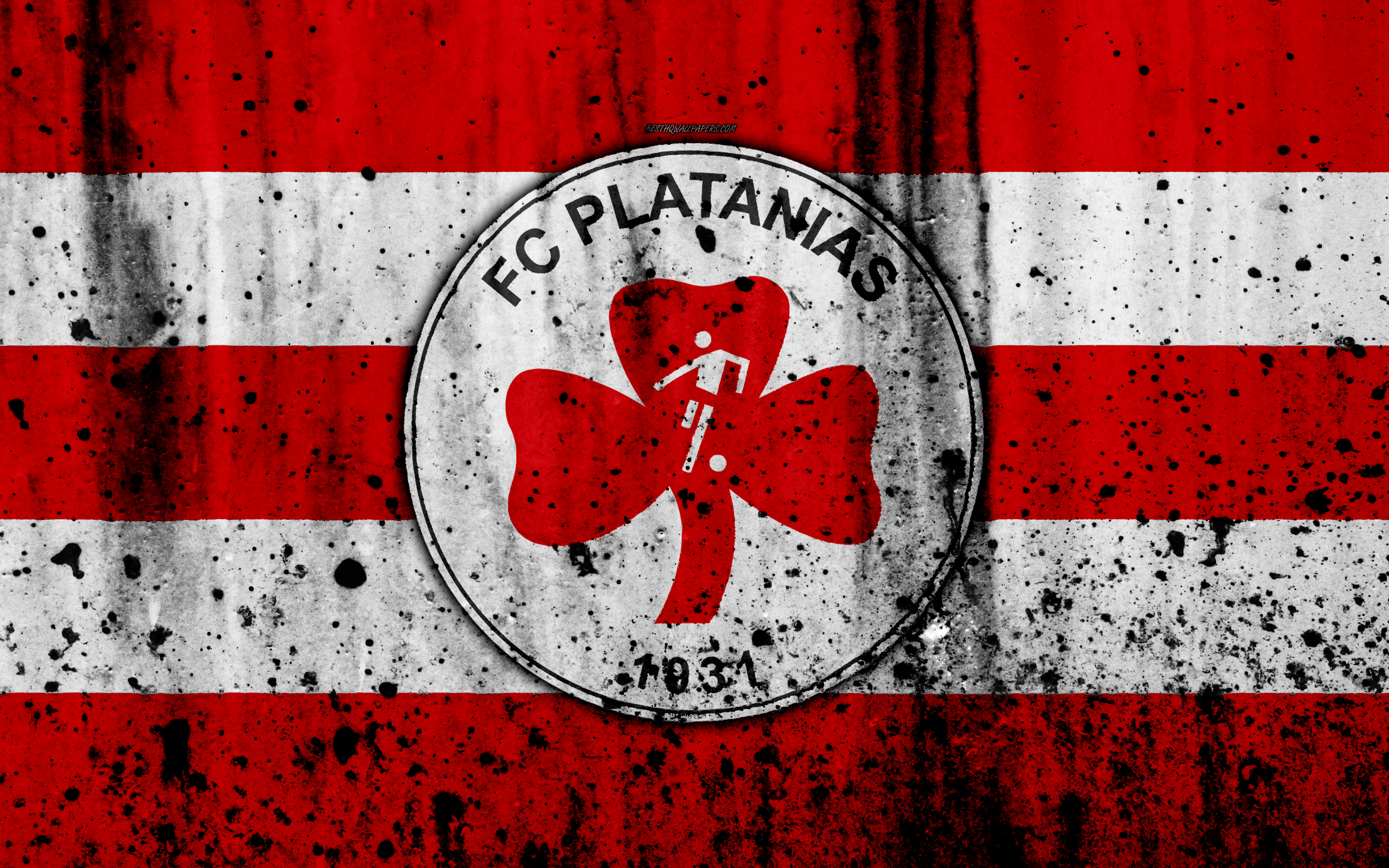 Download mobile wallpaper Sports, Logo, Emblem, Soccer, Platanias F C for free.