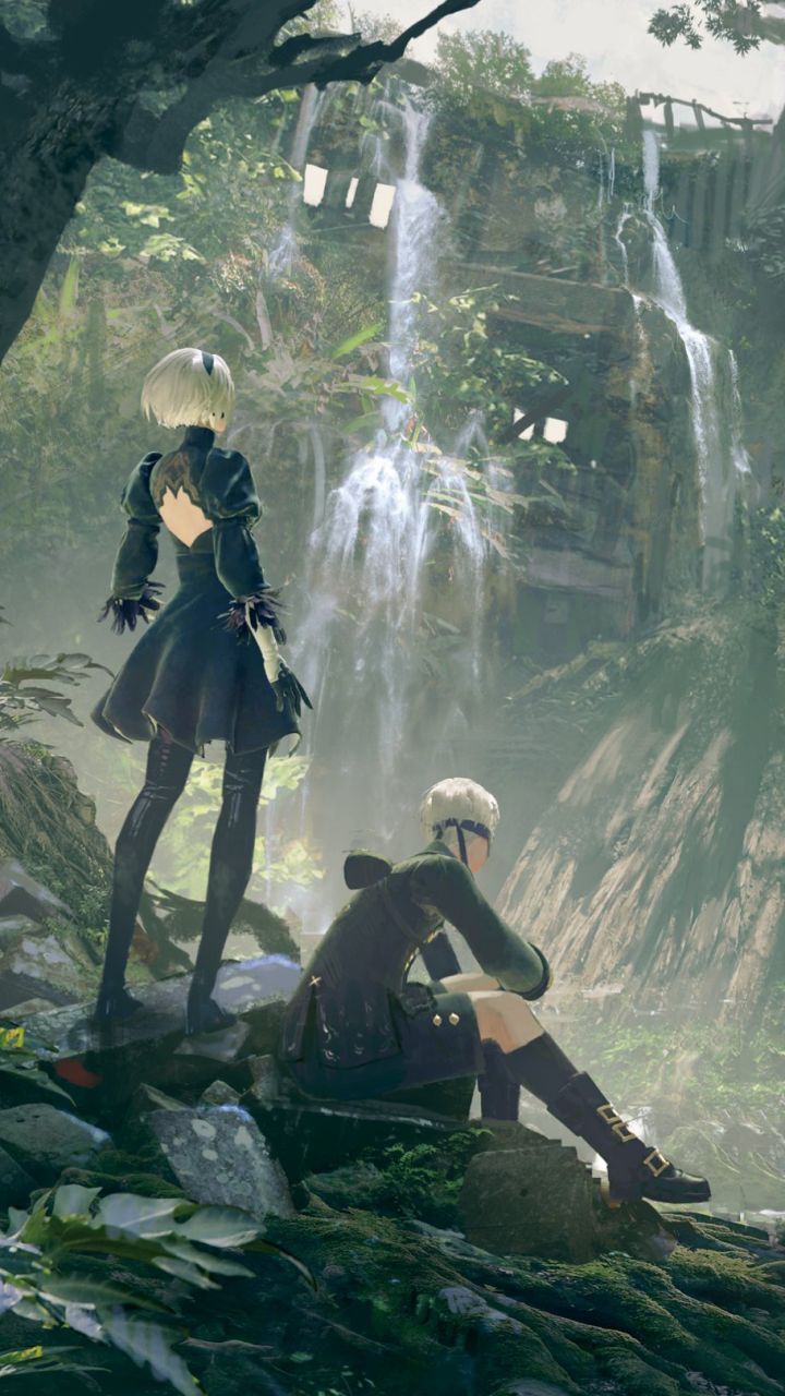 Handy-Wallpaper Computerspiele, Nier: Automata kostenlos herunterladen.