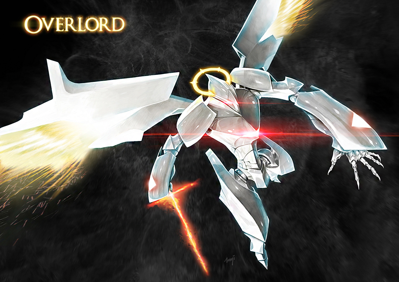 Download mobile wallpaper Anime, Overlord, Archangel Flame for free.