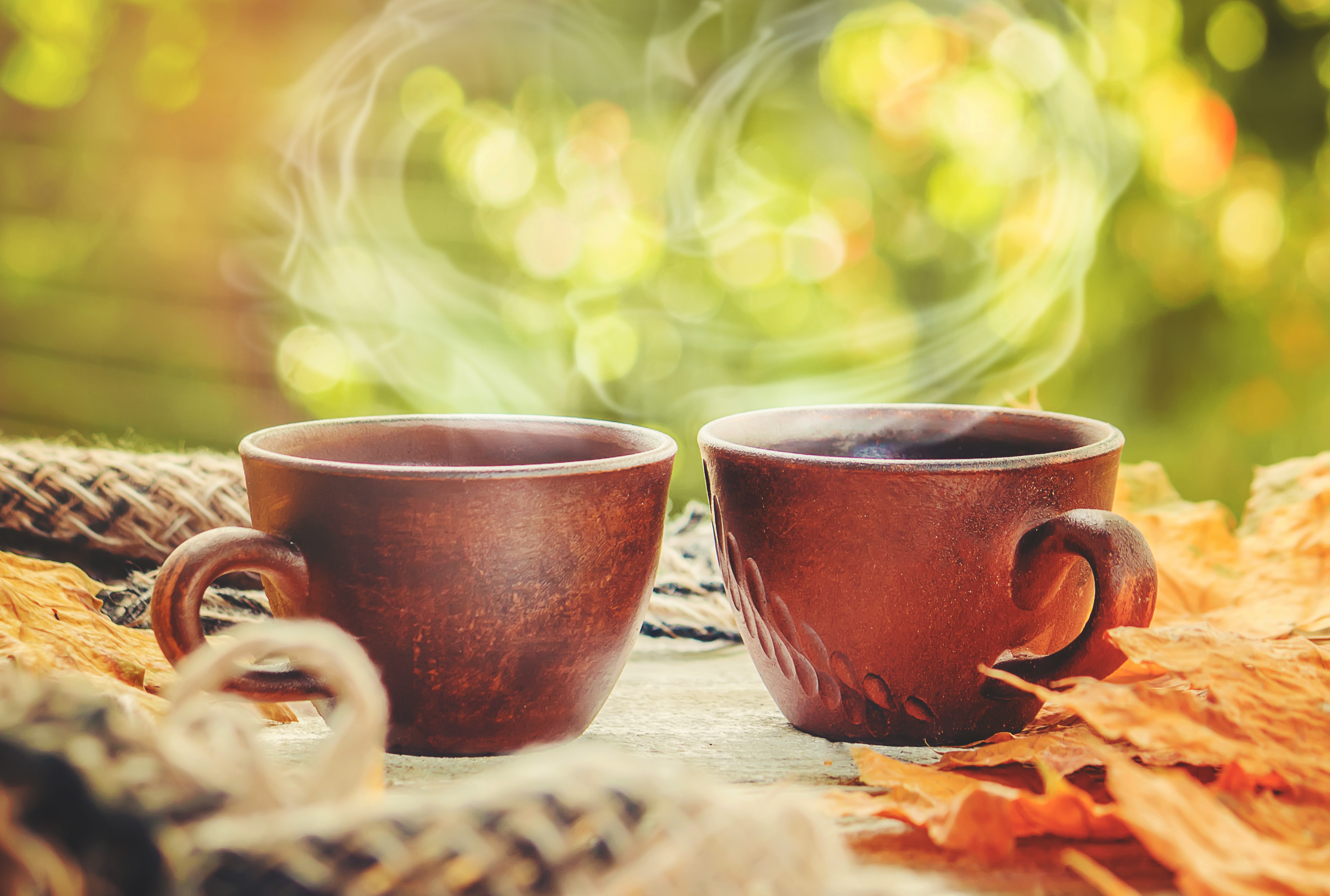 Free download wallpaper Food, Coffee, Cup, Leaf, Drink on your PC desktop