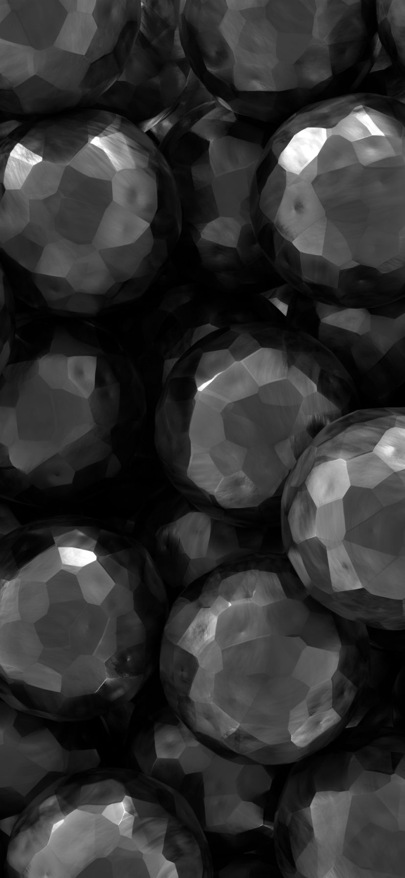cgi, abstract, sphere, marble, steel, blender 3d HD wallpaper