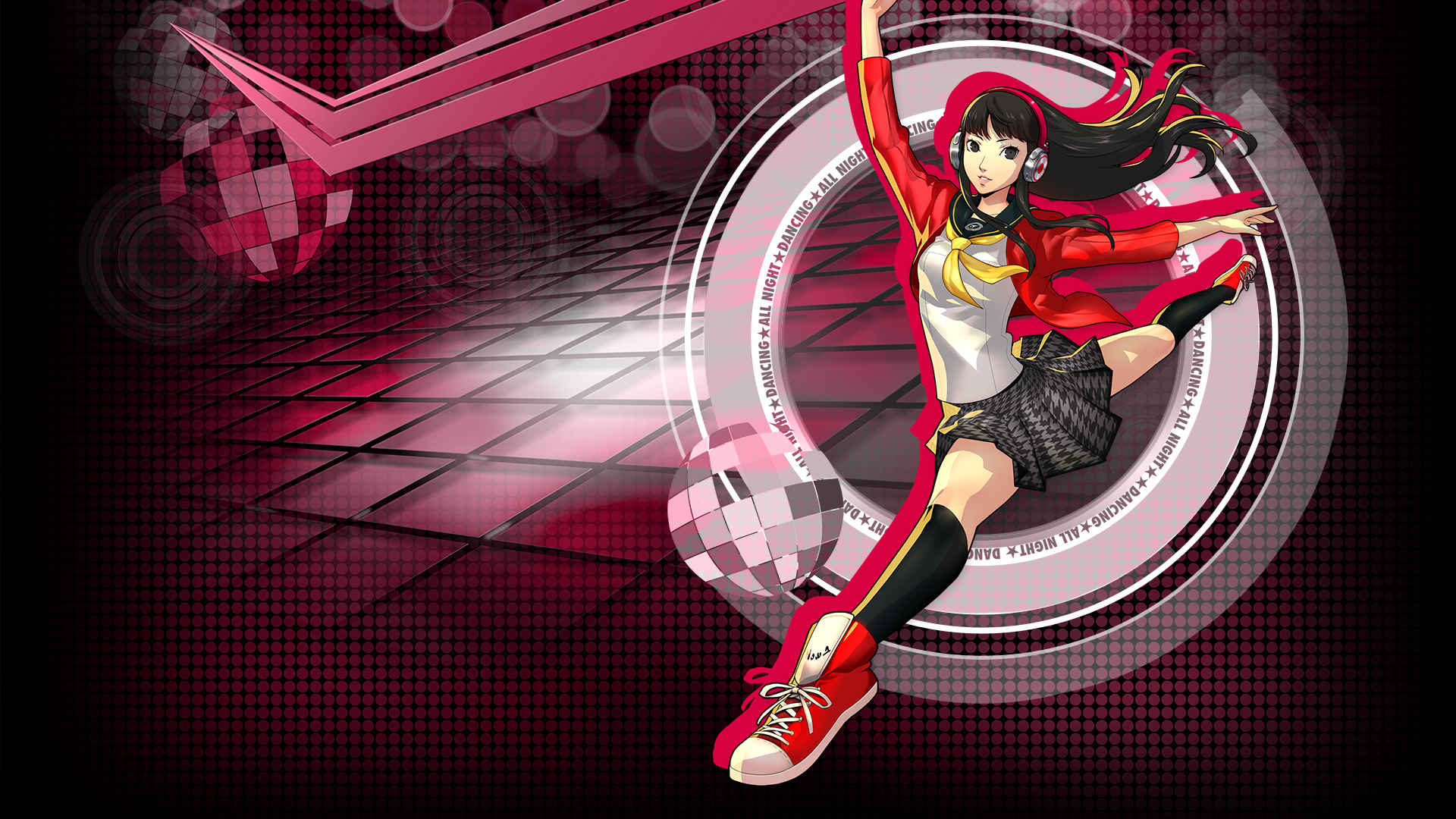 Laden Sie das Computerspiele, Persona, Yukiko Amagi, Persona 4: Dancing All Night-Bild kostenlos auf Ihren PC-Desktop herunter