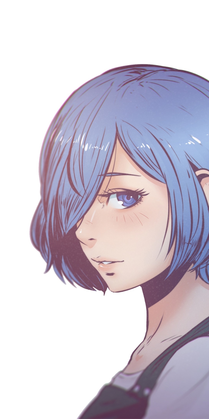 Descarga gratuita de fondo de pantalla para móvil de Ojos Azules, Animado, Pelo Azul, Tokyo Ghoul, Touka Kirishima.