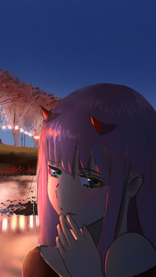 Handy-Wallpaper Animes, Darling In The Franxx, Zero Two (Liebling Im Franxx) kostenlos herunterladen.