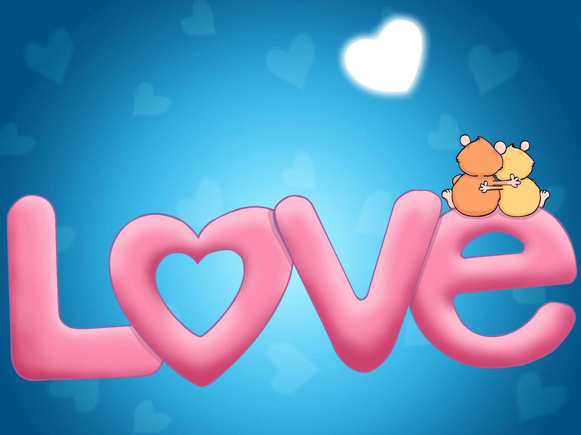 Free download wallpaper Pink, Love, Cat, Heart, Word, Artistic on your PC desktop