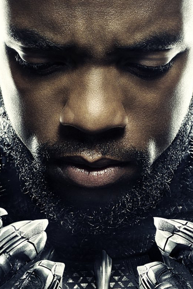 Download mobile wallpaper Movie, Black Panther (Marvel Comics), Black Panther, Chadwick Boseman for free.