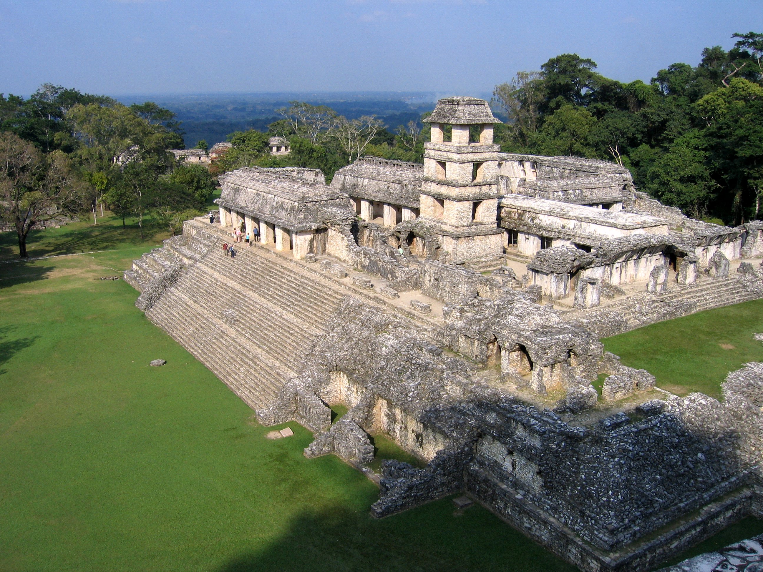 583504 Bild herunterladen menschengemacht, palenque chiapas mexiko, ausgrabungsstätte, mexiko, palenque, tempel - Hintergrundbilder und Bildschirmschoner kostenlos
