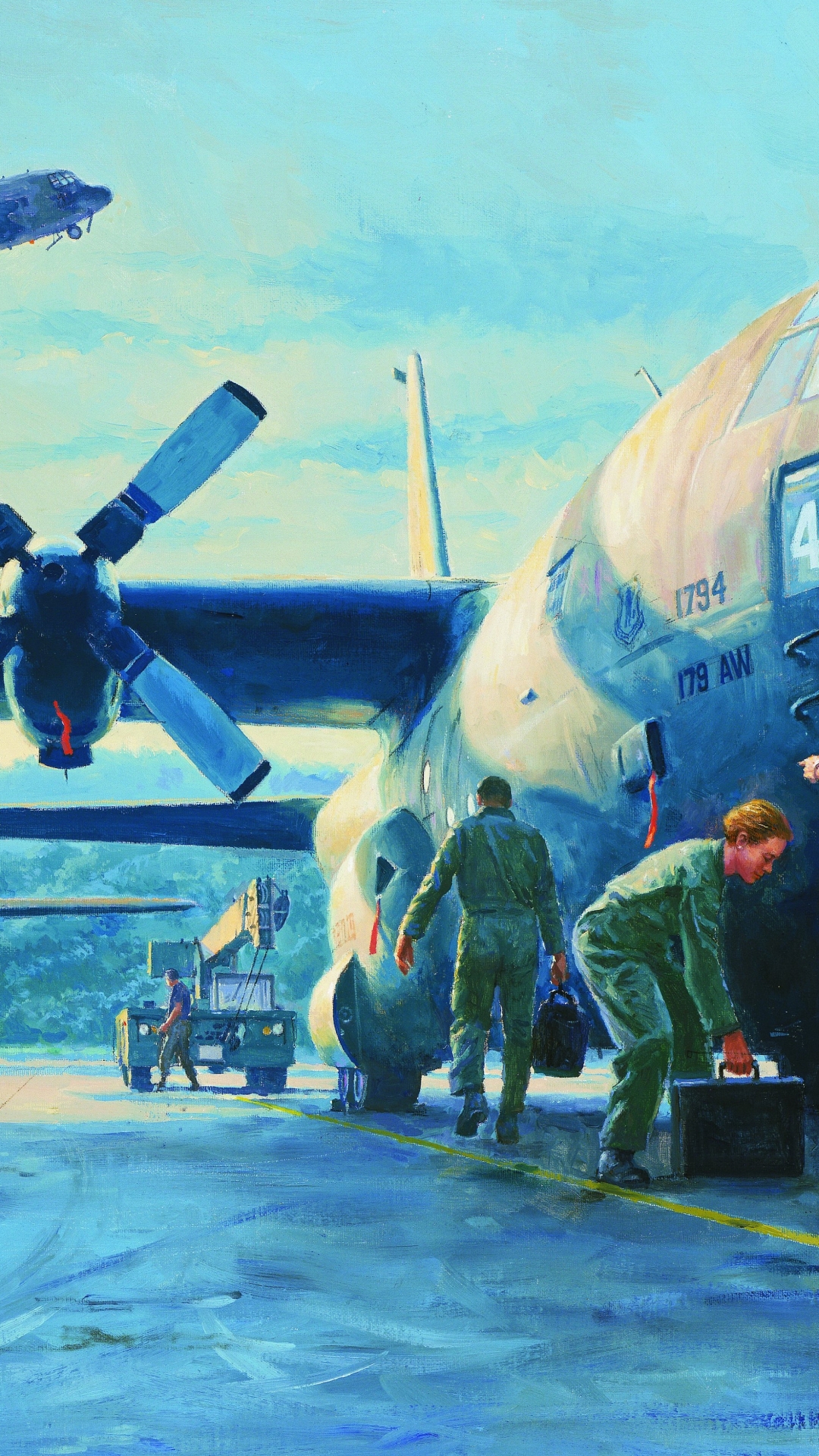 Handy-Wallpaper Militär, Lockheed C 130 Herkules, Militärisches Transportflugzeug kostenlos herunterladen.