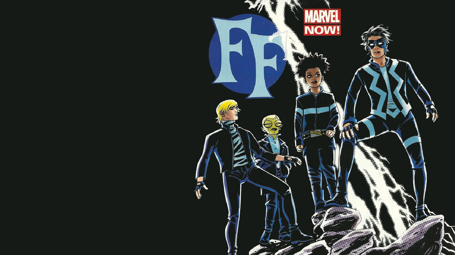 Laden Sie das Comics, Fantastic Four-Bild kostenlos auf Ihren PC-Desktop herunter