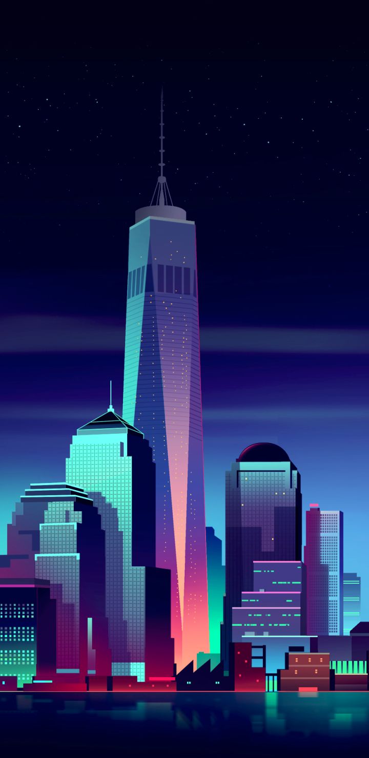 Descarga gratuita de fondo de pantalla para móvil de Ciudades, Ciudad, Rascacielos, Paisaje Urbano, Nueva York, Hecho Por El Hombre.