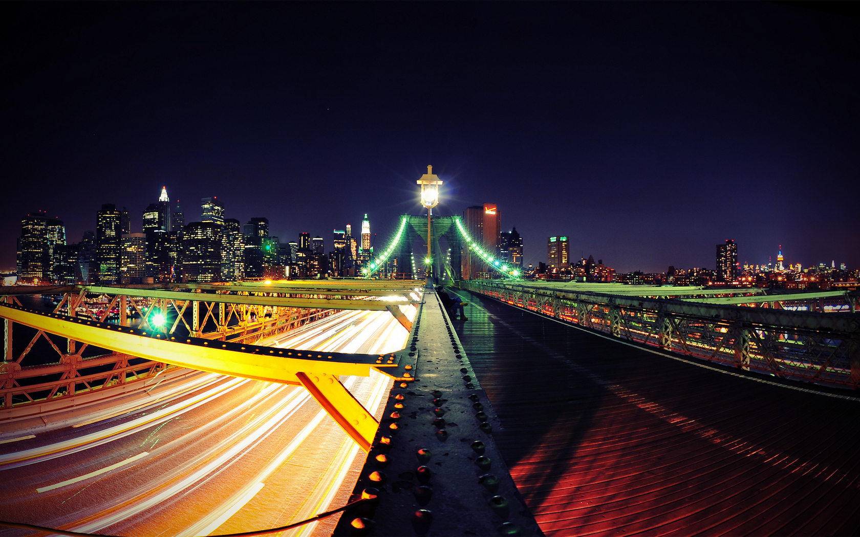 Téléchargez des papiers peints mobile Pont De Brooklyn, Des Ponts, Manhattan, New York, Construction Humaine gratuitement.