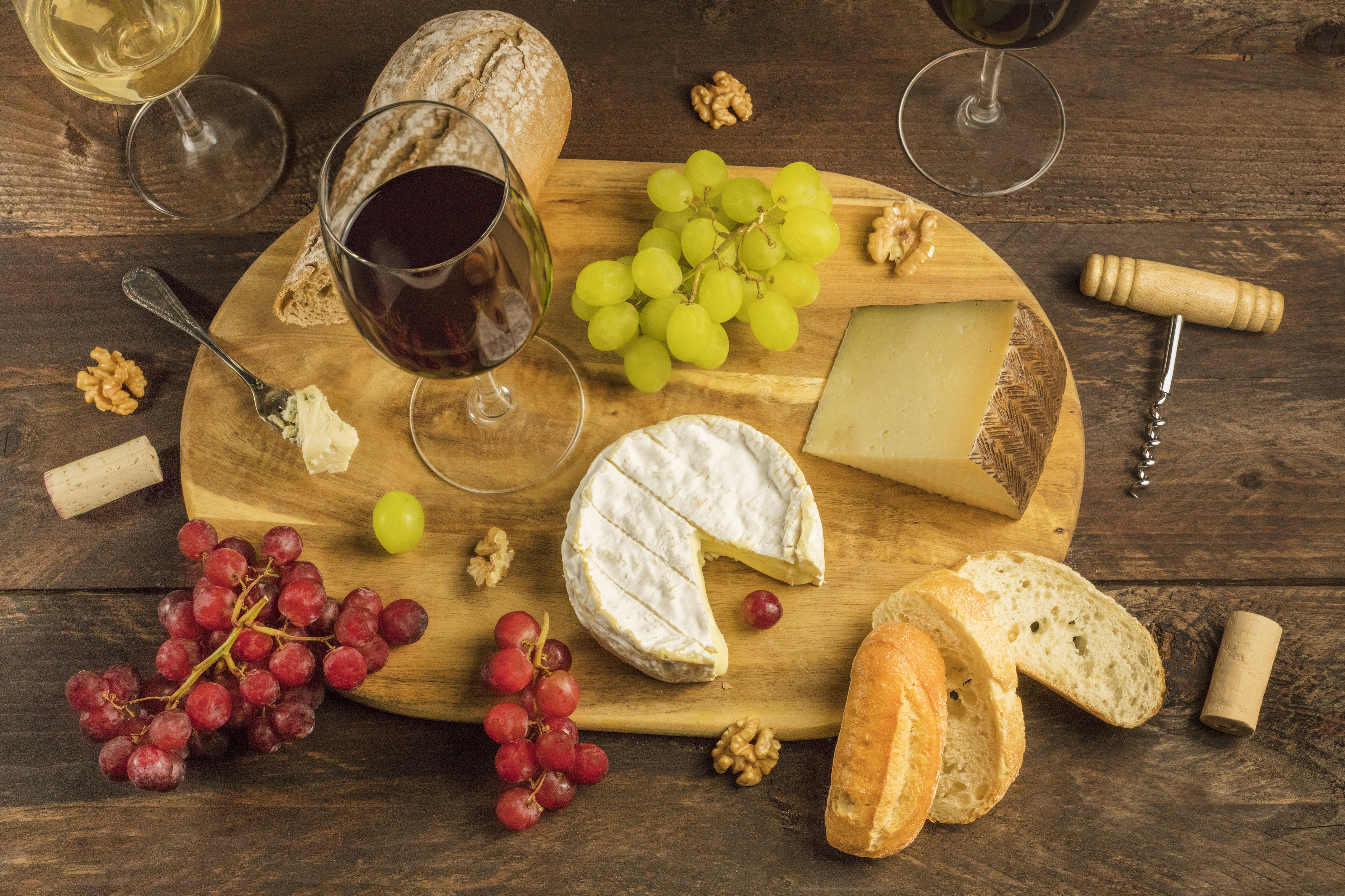 Download mobile wallpaper Food, Cheese, Grapes, Still Life, Wine for free.