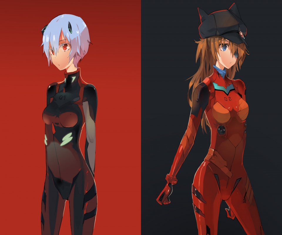 Descarga gratuita de fondo de pantalla para móvil de Evangelion, Animado, Asuka Langley Sohryu, Rei Ayanami, Evangelion Shin Gekijôban: Kyu.