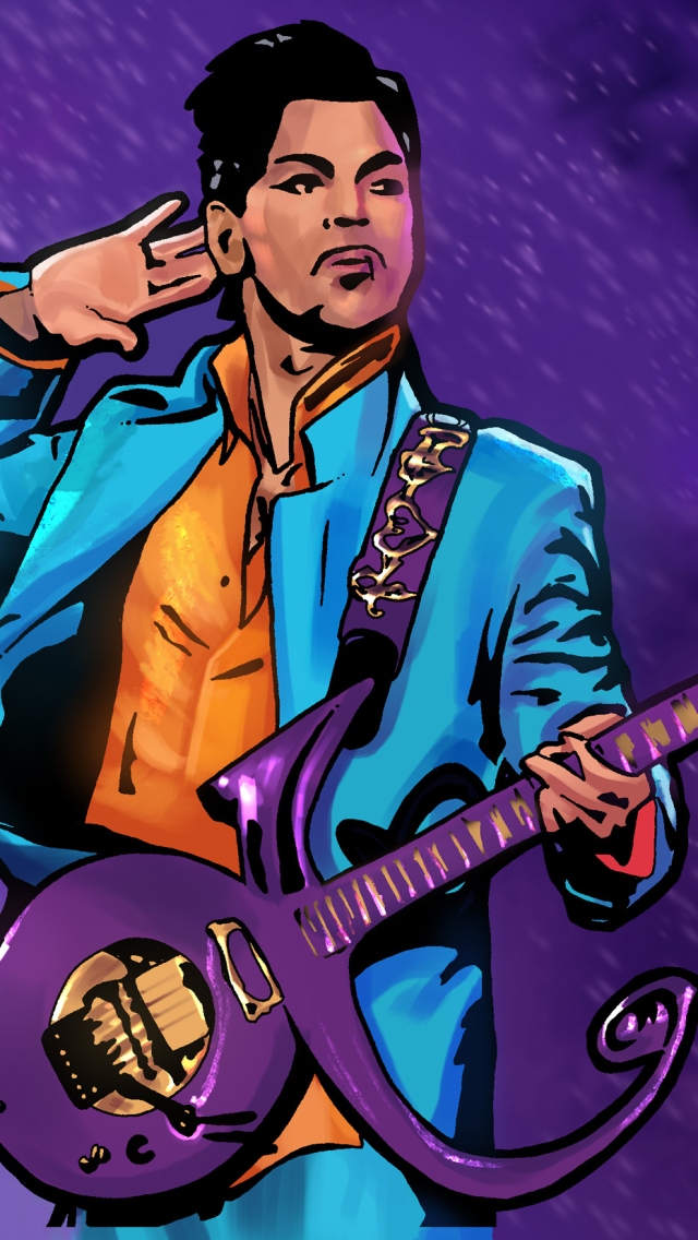 Download mobile wallpaper Music, Guitar, Singer, American, Prince, Prince (Singer) for free.