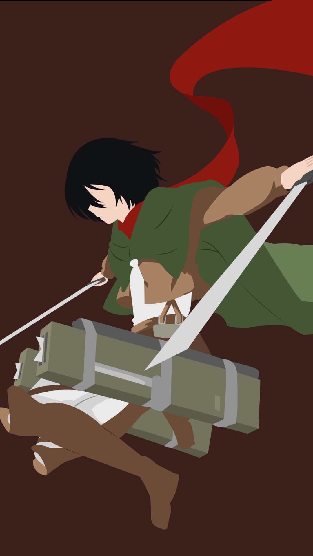 Handy-Wallpaper Animes, Mikasa Ackermann, Attack On Titan kostenlos herunterladen.