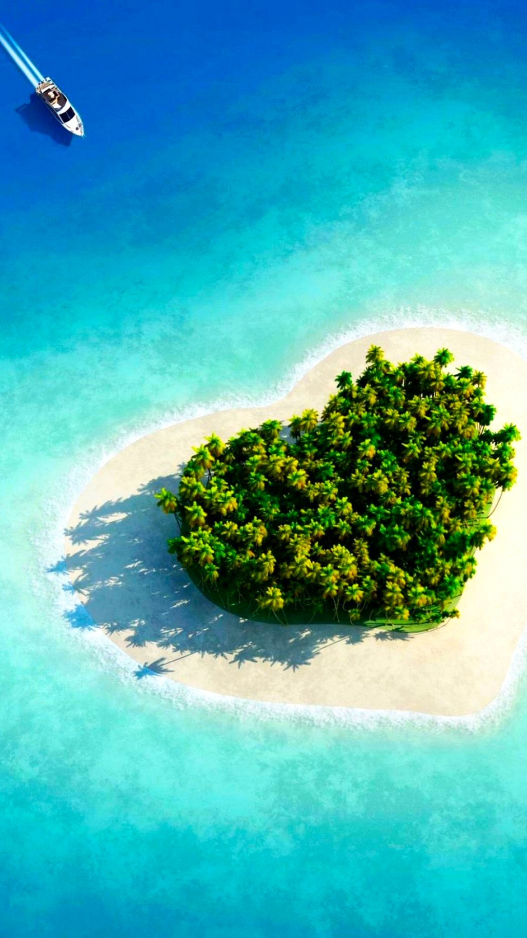 Handy-Wallpaper Strand, Sommer, Insel, Tropisch, Malediven, Herz, Erde/natur kostenlos herunterladen.