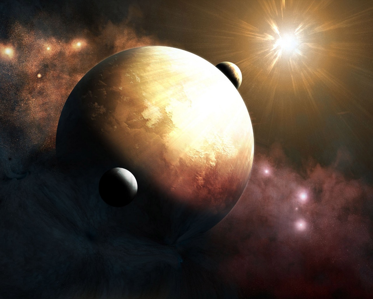 Download mobile wallpaper Planets, Sci Fi for free.